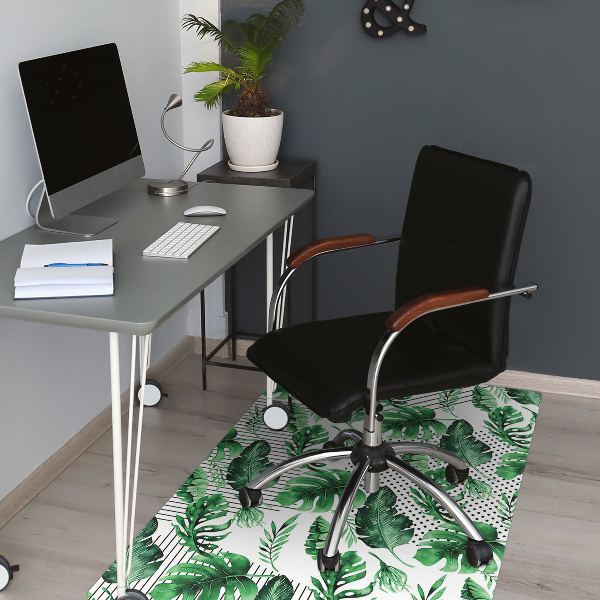 Office chair mat Dots and dashes