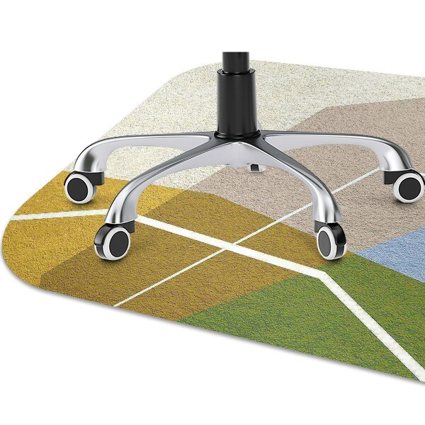 Chair mat Geometric figures