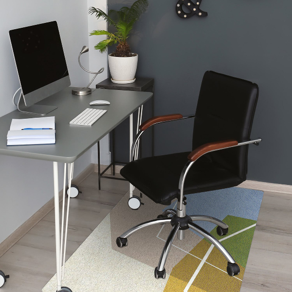 Chair mat Geometric figures