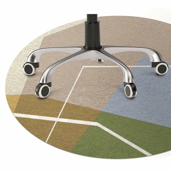 Chair mat Geometric figures