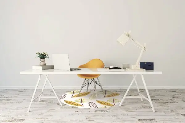 Office chair mat Autumn leaves