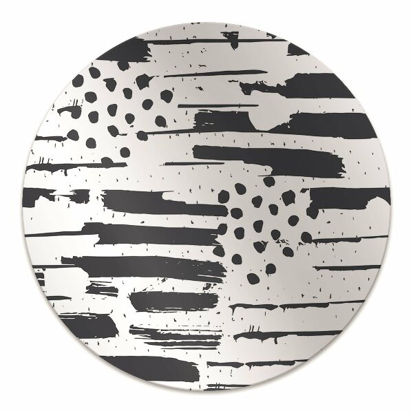 Desk chair floor protector Abstract painting