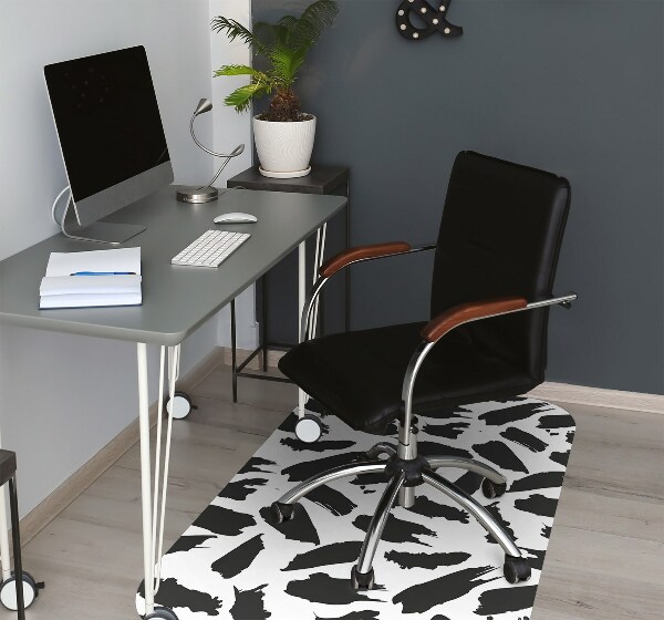 Computer chair mat minimalist design