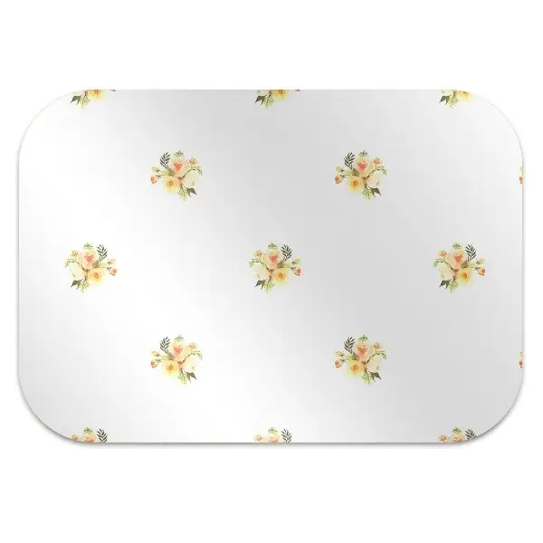 Computer chair mat mini bouquets