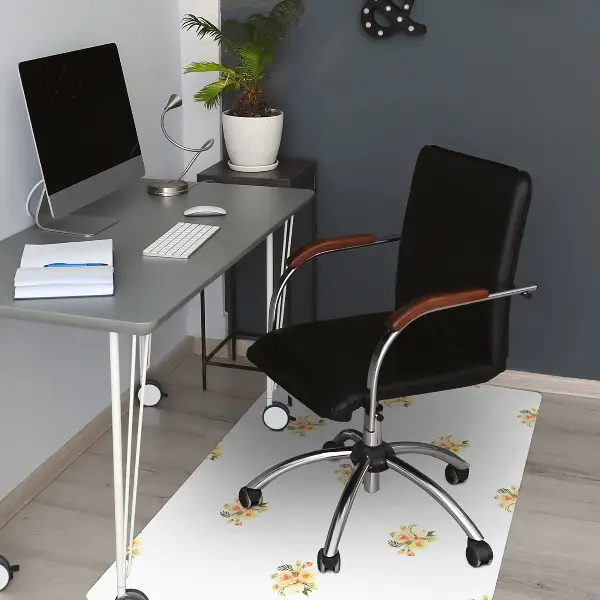 Computer chair mat mini bouquets