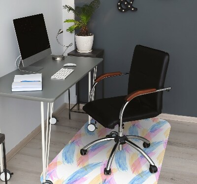 Office chair mat Daubs brush