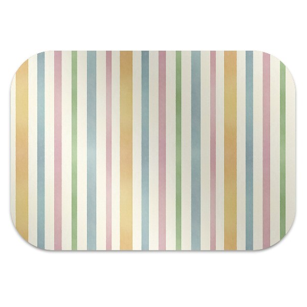 Office chair floor protector colored lines