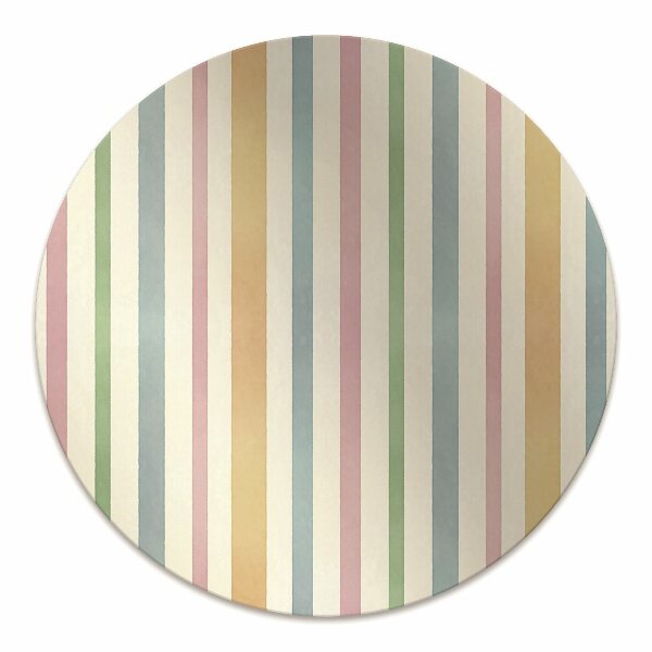 Office chair floor protector colored lines
