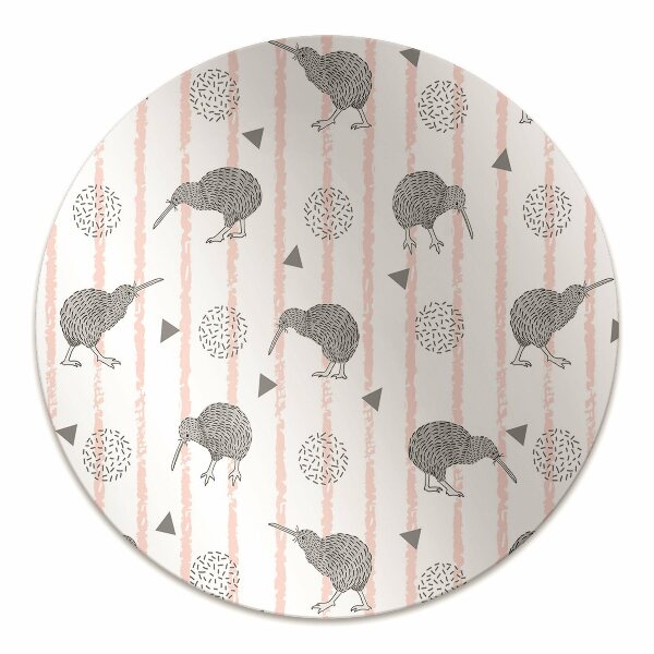 Office chair mat Pattern birds kiwi