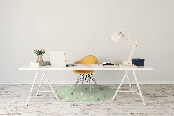 Office chair mat Scandinavian design