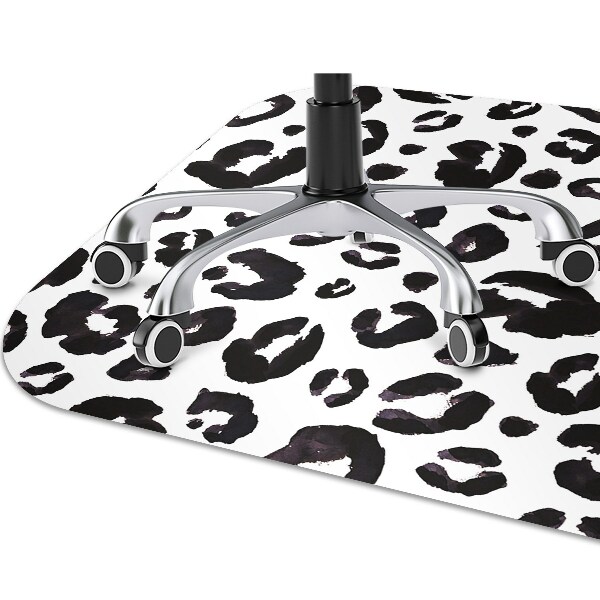 Desk chair mat hoof prints