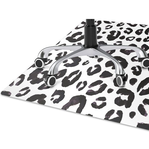 Desk chair mat hoof prints