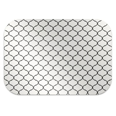 Office chair mat Moroccan pattern