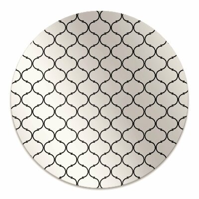 Office chair mat Moroccan pattern