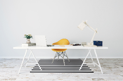 Desk chair mat horizontal lines