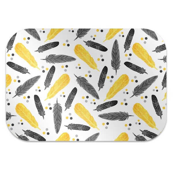 Office chair floor protector Black Gold Pen