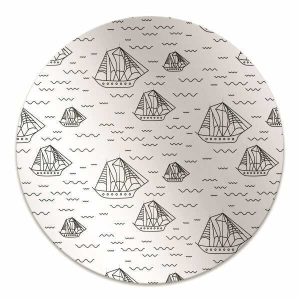 Office chair mat Sailing ships at sea