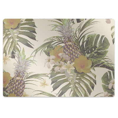 Office chair mat pineapples