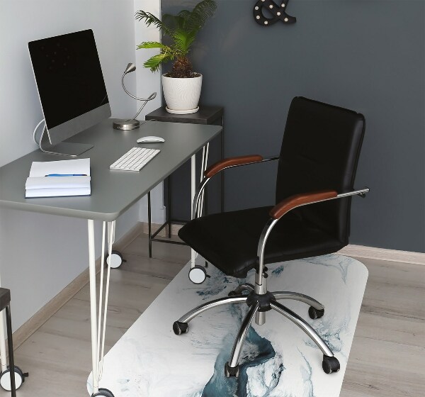 Office chair mat Winter abstraction