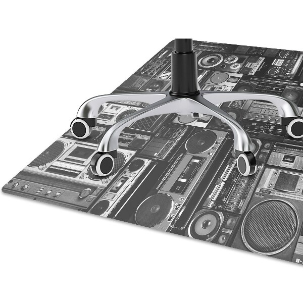 Office chair floor protector Old school boombox