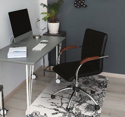 Office chair mat Meadow