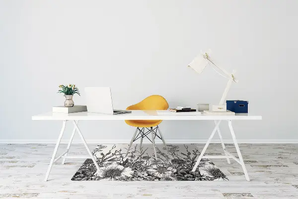Office chair mat Meadow