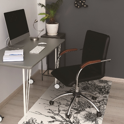 Office chair mat Meadow