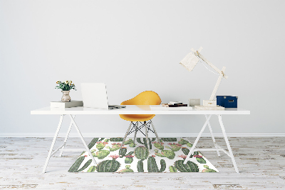 Office chair mat Cacti with spikes