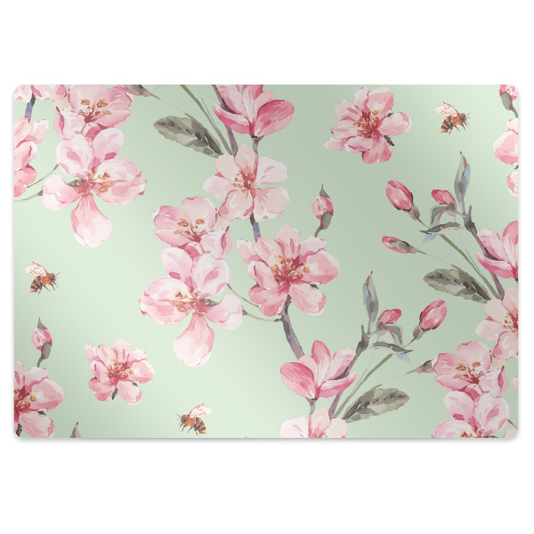 Computer chair mat Cherry blossoms