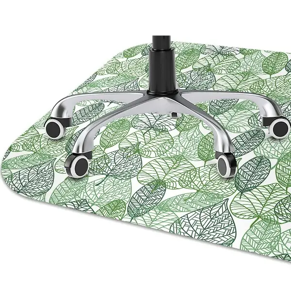 Computer chair mat forest leaves