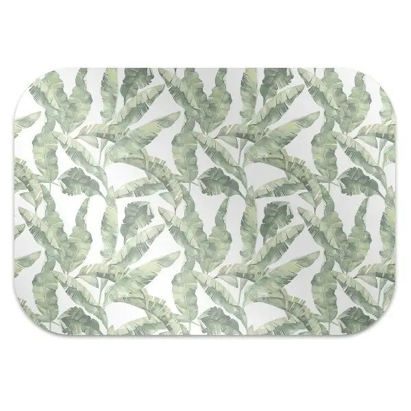 Office chair mat banana leaves