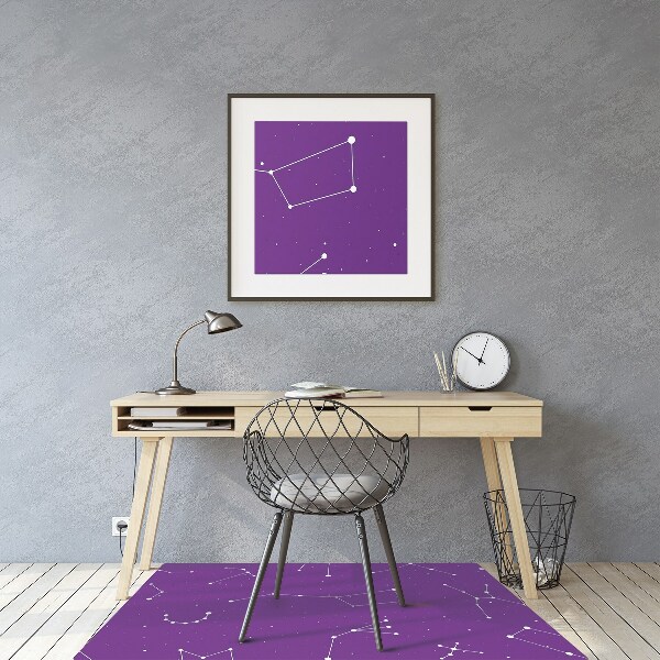 Office chair mat Starry sky
