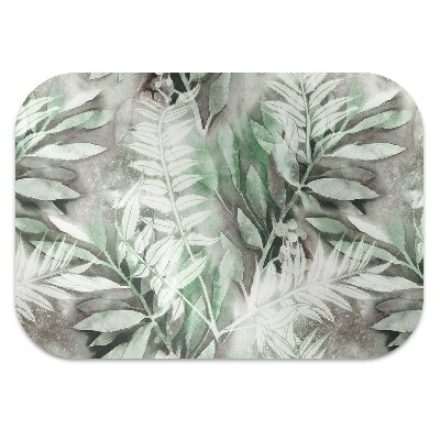 Office chair mat Leaves from the tropics