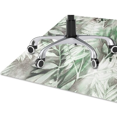 Office chair mat Leaves from the tropics