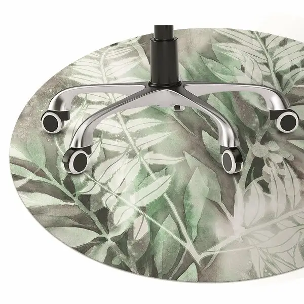Office chair mat Leaves from the tropics