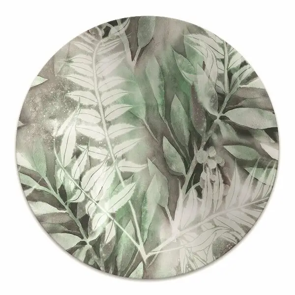 Office chair mat Leaves from the tropics