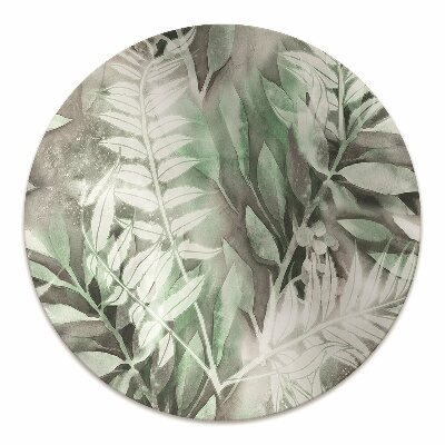 Office chair mat Leaves from the tropics