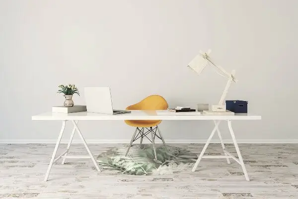 Office chair mat Leaves from the tropics