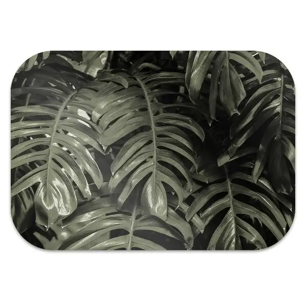 Office chair floor protector banana leaves