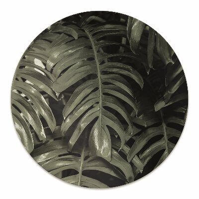 Office chair floor protector banana leaves