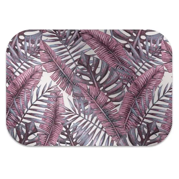 Office chair floor protector Tropical jungle