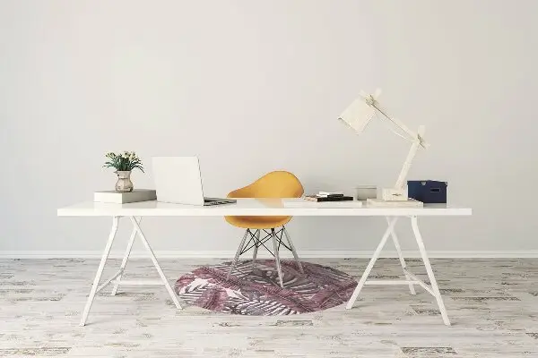 Office chair floor protector Tropical jungle