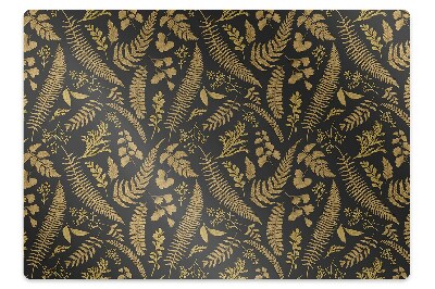 Office chair floor protector golden ferns