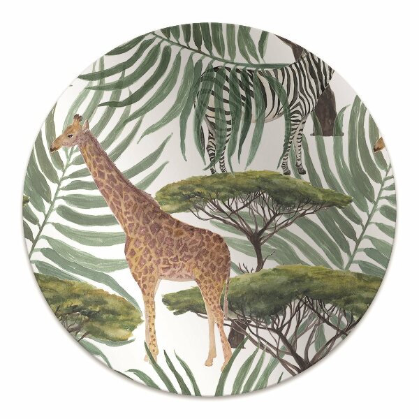 Office chair mat Animals savanna