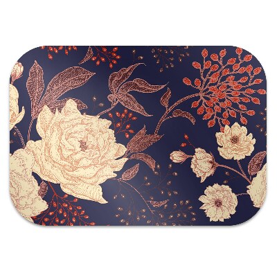 Chair mat floor panels protector Rose of roan-tree