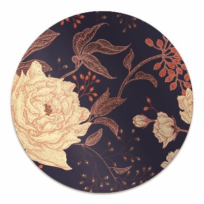 Chair mat floor panels protector Rose of roan-tree