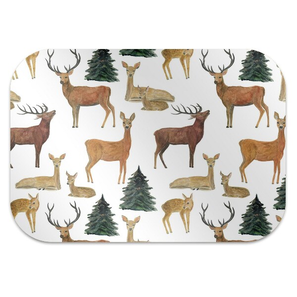 Office chair mat deer