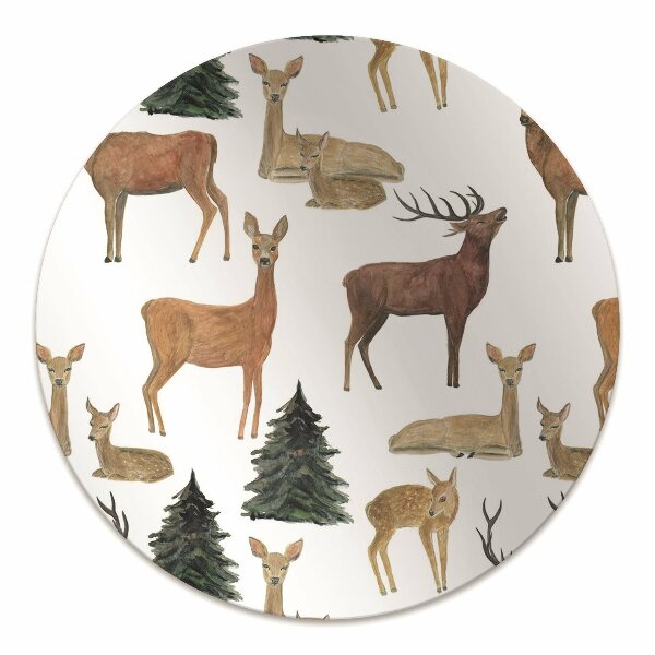Office chair mat deer