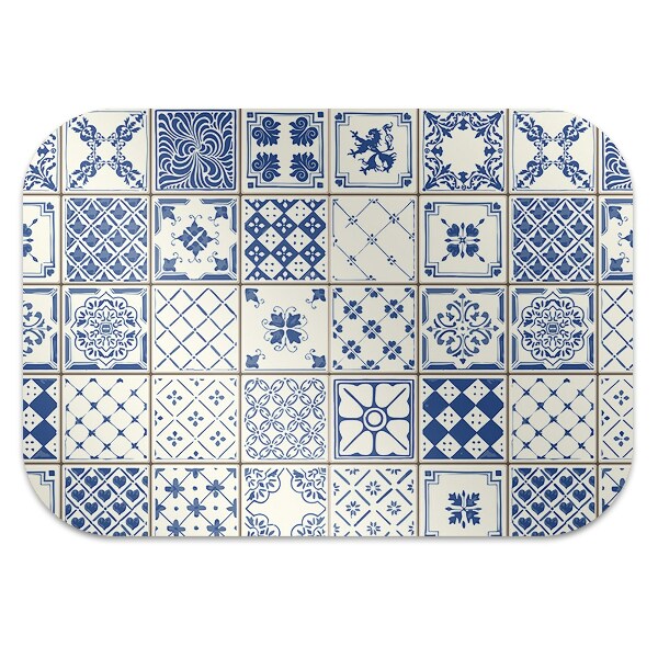 Office chair mat Azulejos tiles