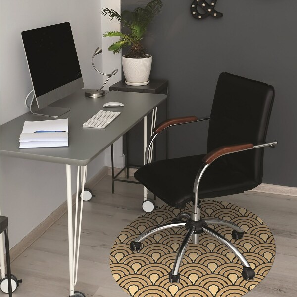 Office chair floor protector vintage Art
